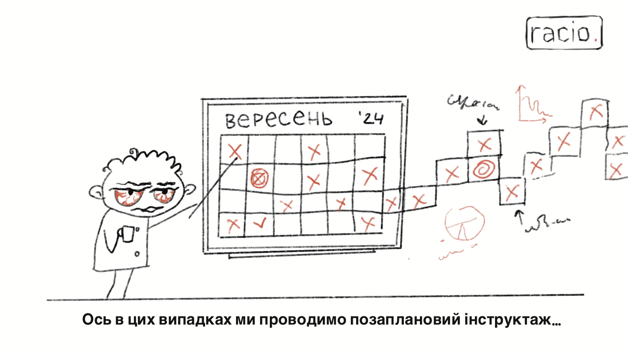 Позаплановий інструктаж з охорони праці